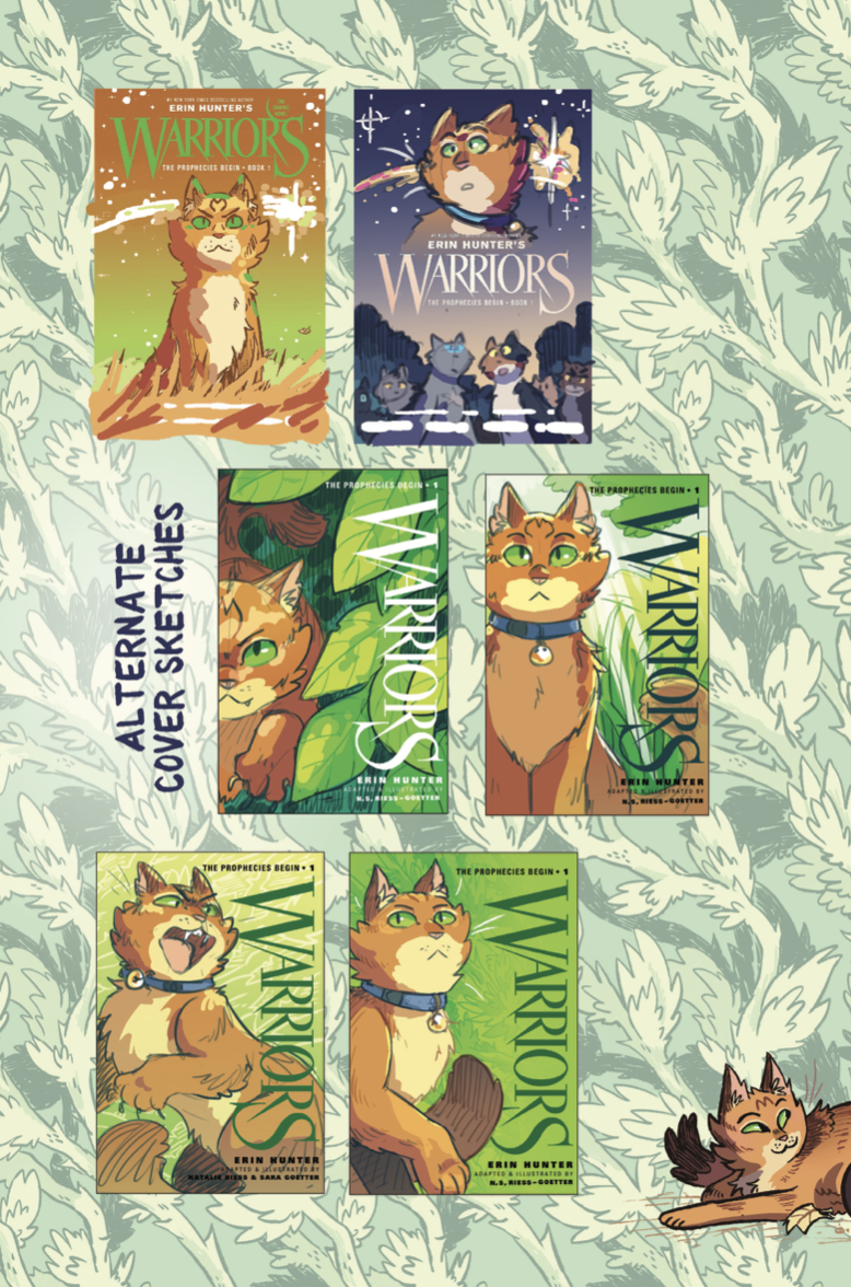 Unseen cover sketches for The Prophecies Begin graphic novel