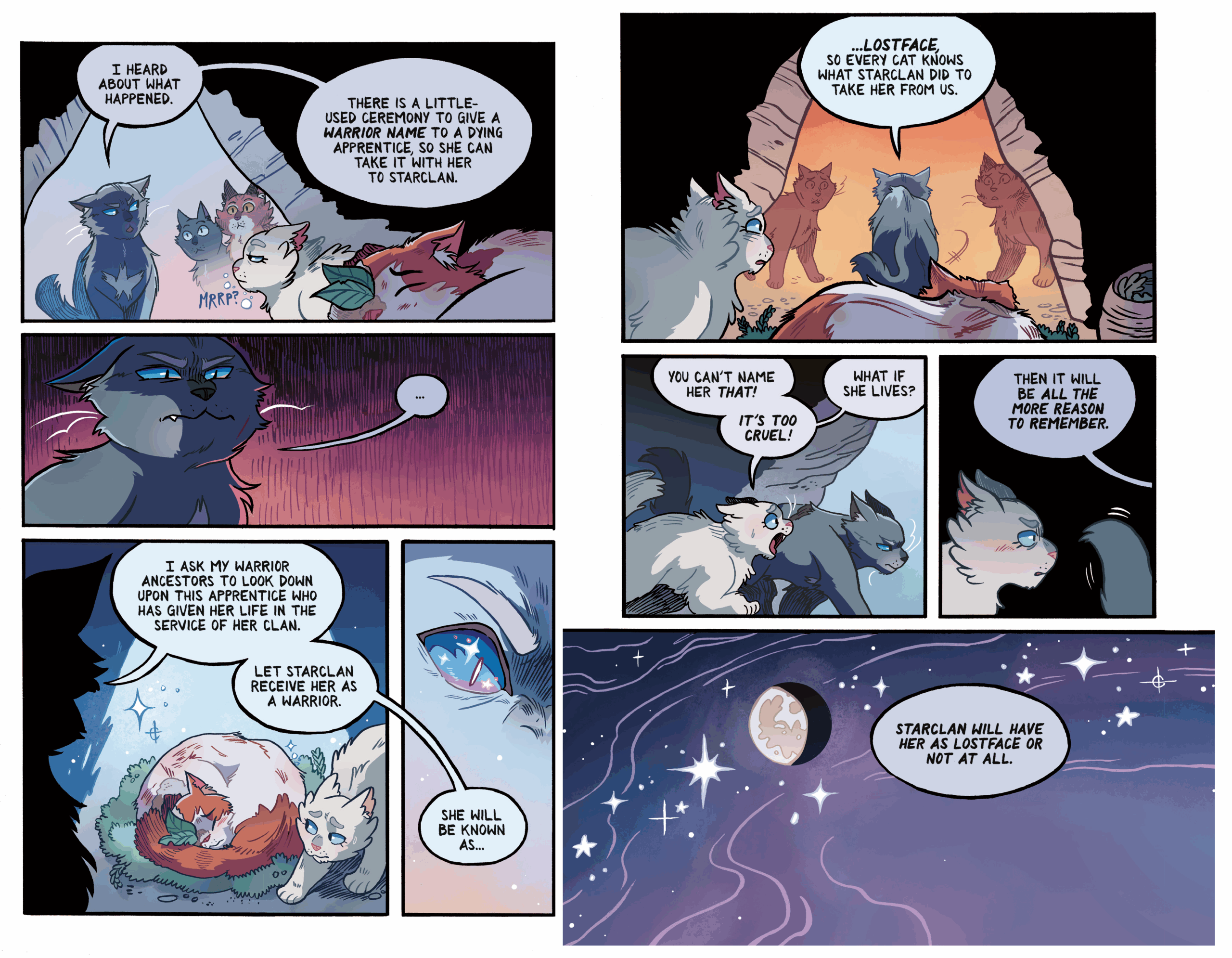 The Prophecies Begin graphic novel book 3 sneak peek